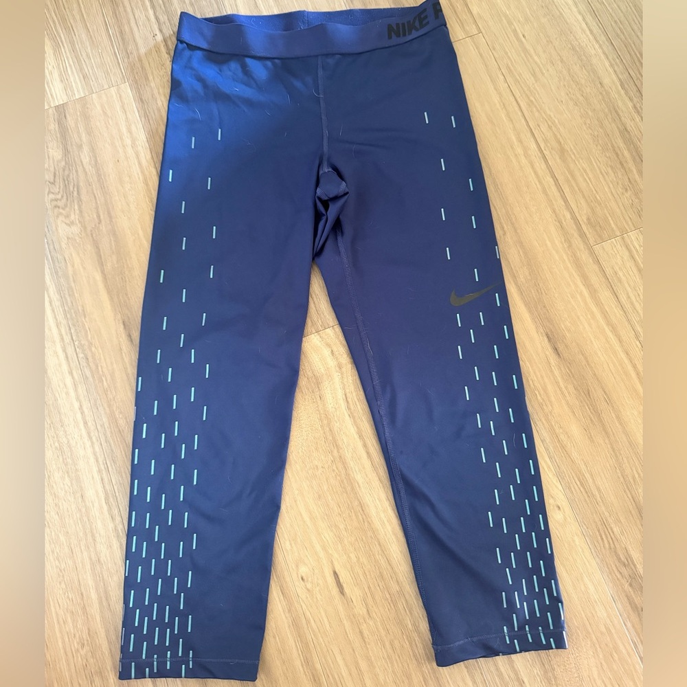 Nike Pro Dri-Fit Navy Blue Activewear Leggings